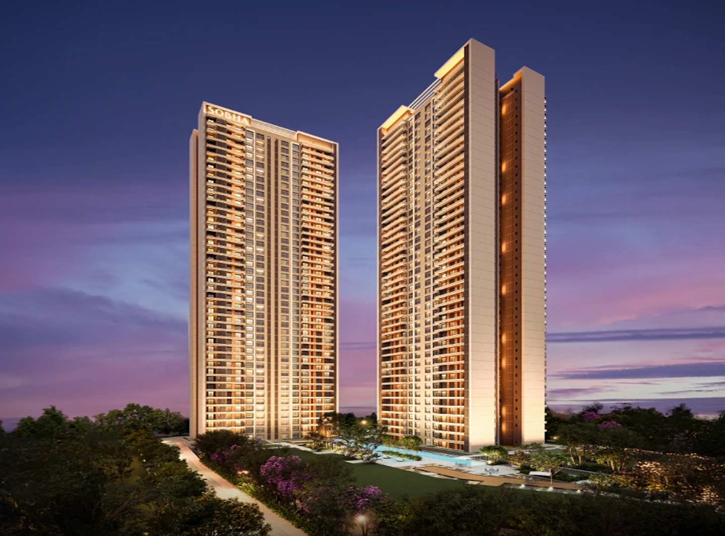 Sobha Crescent, Sector 63A Gurugram, 3 and 4 BHK homes on Golf Course Extension Road