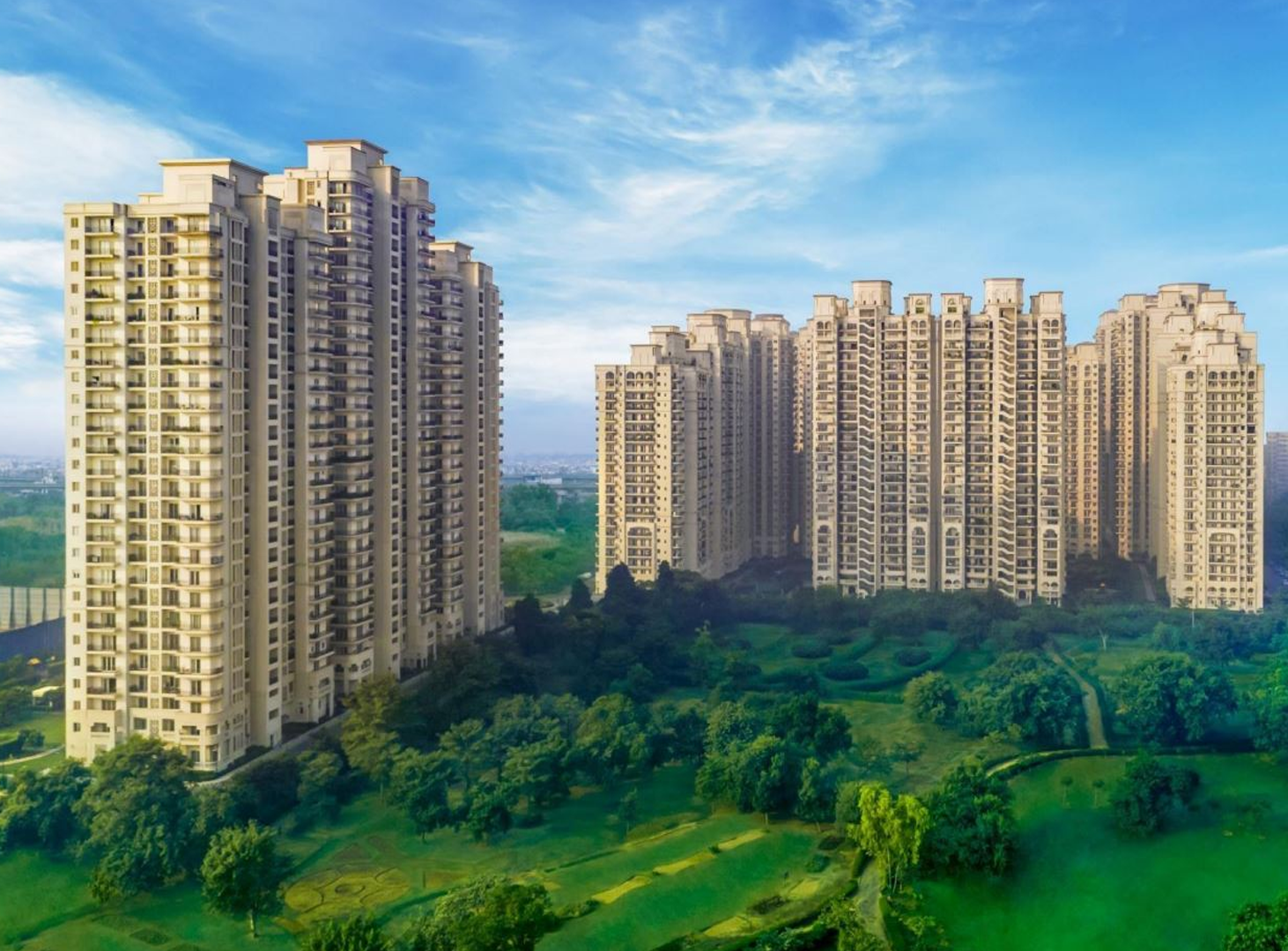 DLF One Midtown, Moti Nagar Delhi, luxury 2, 3 and 4 BHK homes near DDA green belt,dlf