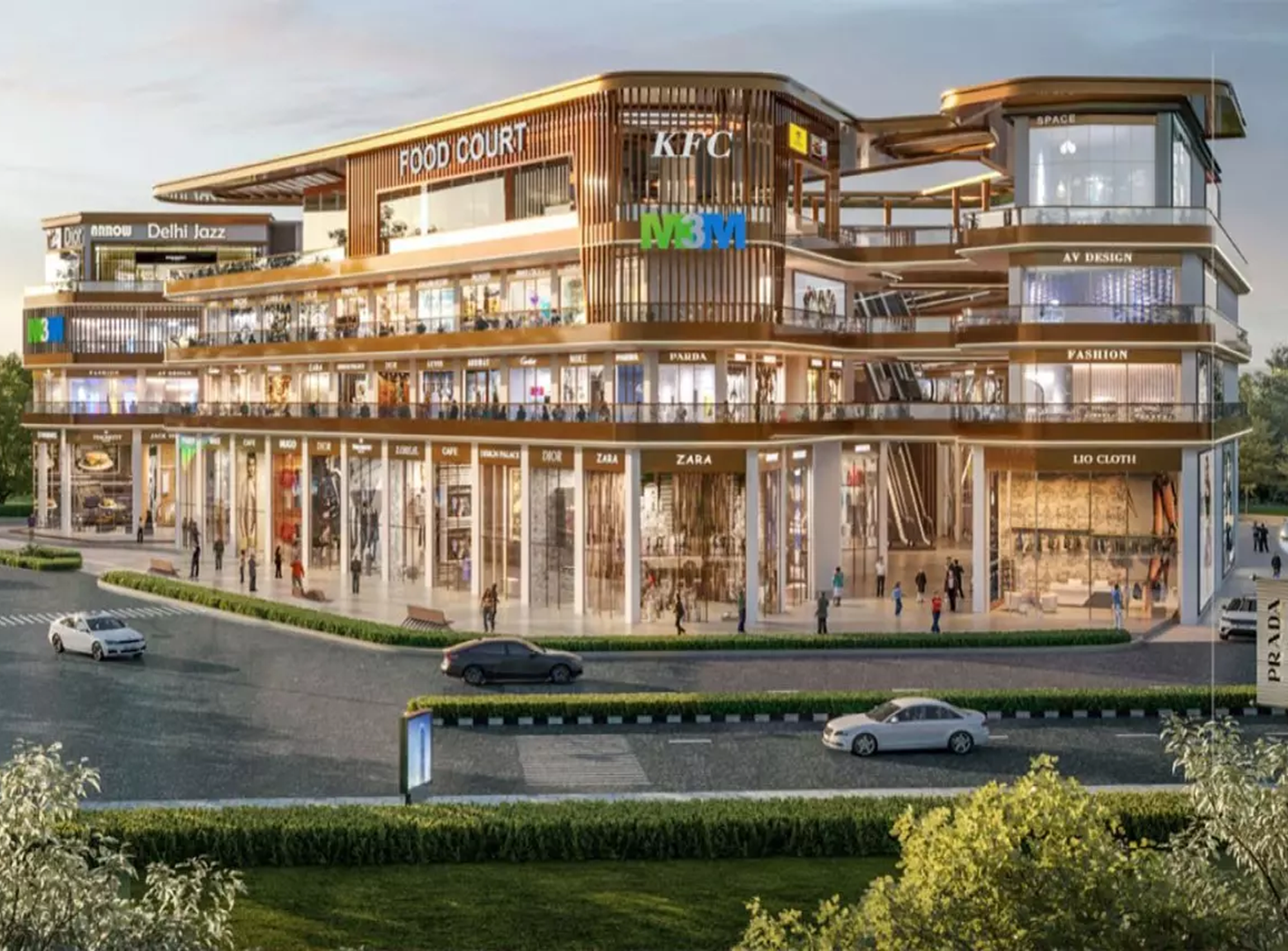 M3M Paragon 57, Sector 57 Gurugram, retail and F&B spaces on Golf Course Extension Road